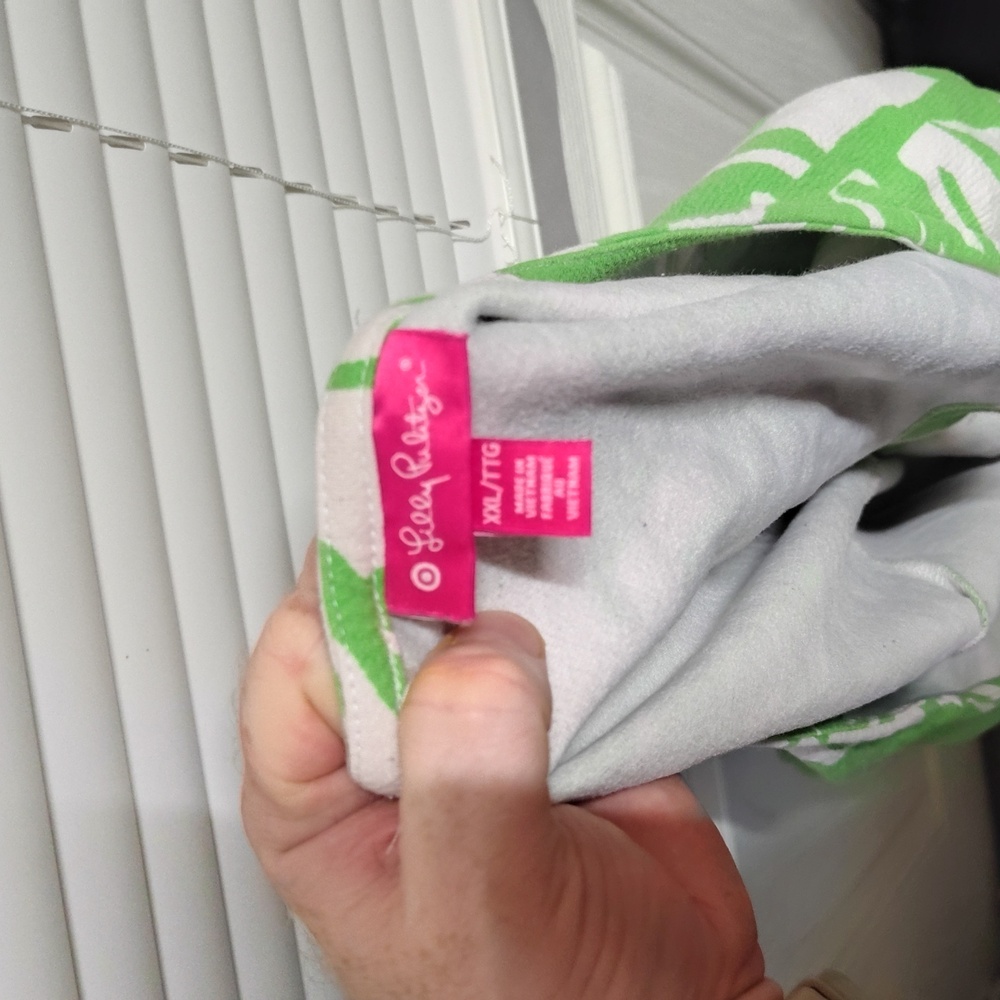 Lilly Pulitzer Green Leaf Pattern Blouse - image 3